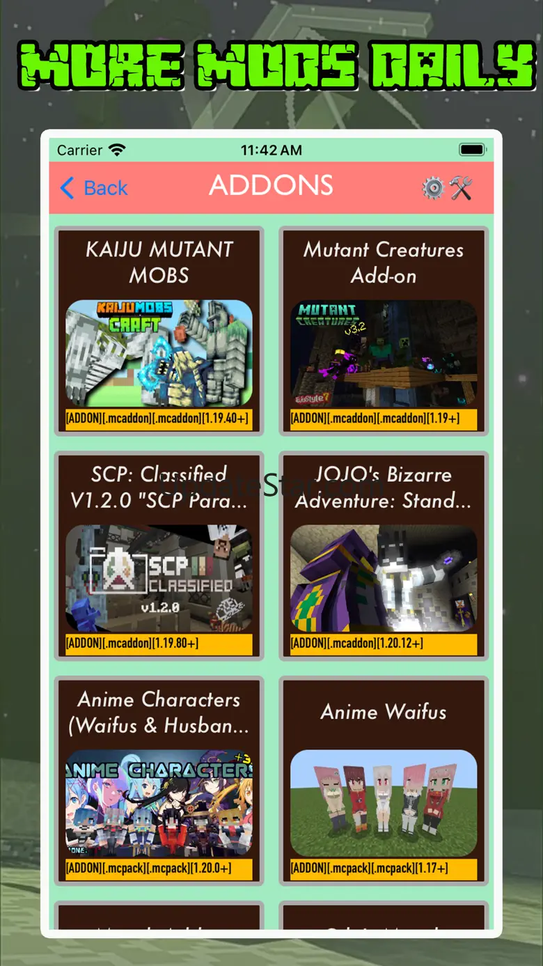 Mutant Addons for Minecraft PE 1.6
