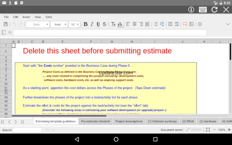 AndroXLS editor for XLS sheets 6.6.2