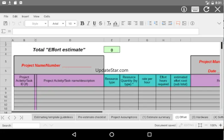 AndroXLS editor for XLS sheets 6.6.2