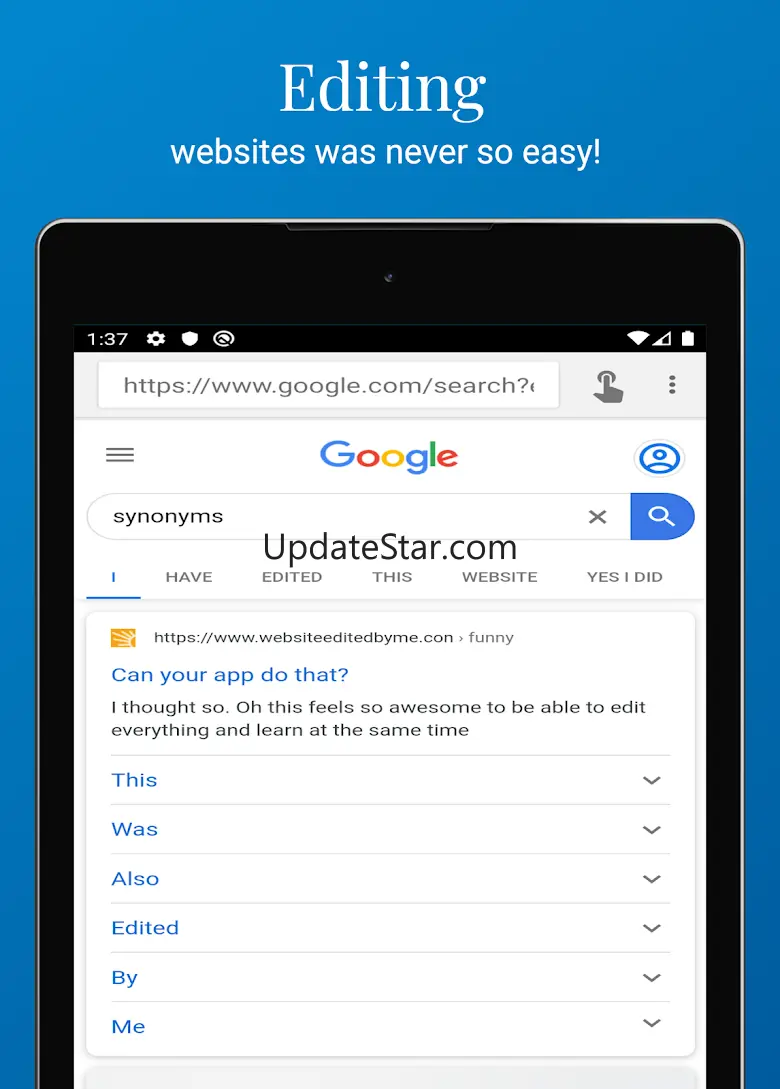 Inspect and Edit HTML Live 2.75