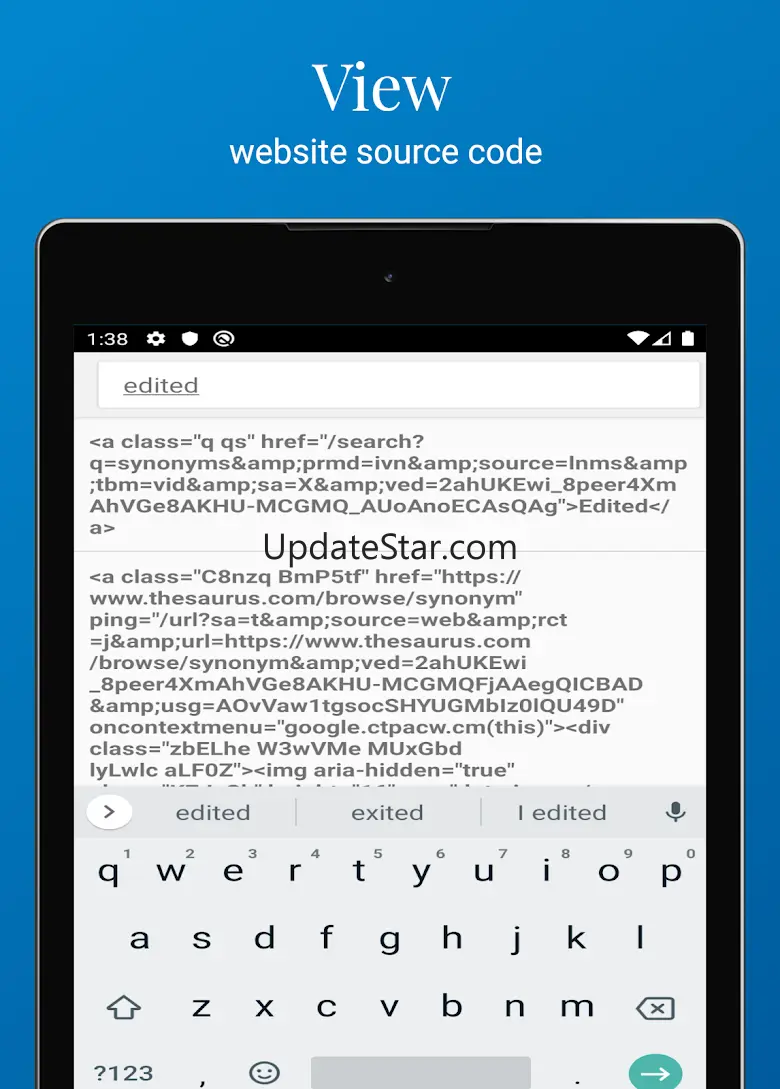 Inspect and Edit HTML Live 2.75