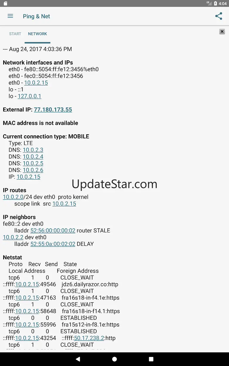Ping & Net 4.3.3