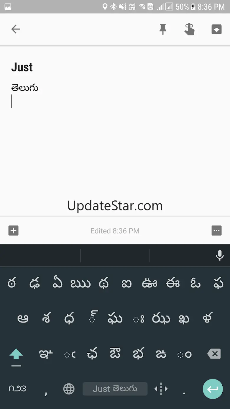 Just Telugu Keyboard 9.0.4815-telugu