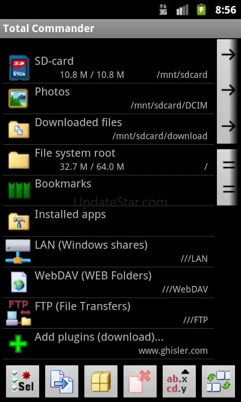WebDAV plugin-Total Commander 3.76