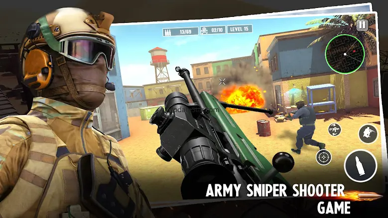 Army sniper shooter: Gun Games 1.0.12