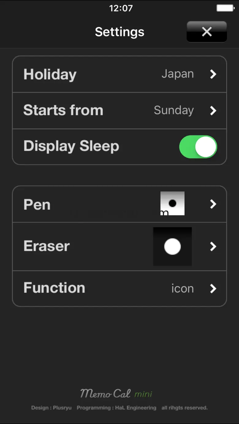 MemoCal mini 2.11.1