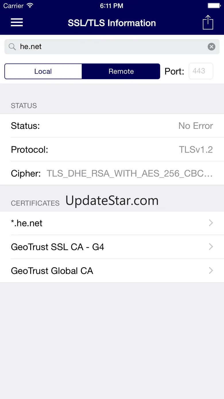 HE.NET Network Tools 1.7.4