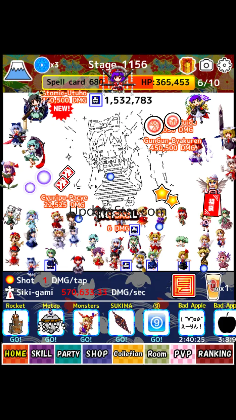 Speed tapping idle RPG for touhou [Free titans clicker app] 1.1.1