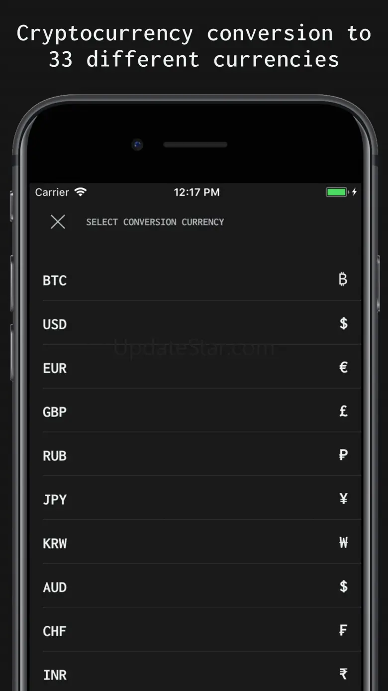 Cryptocurrency Exchange Rates 2.7.1