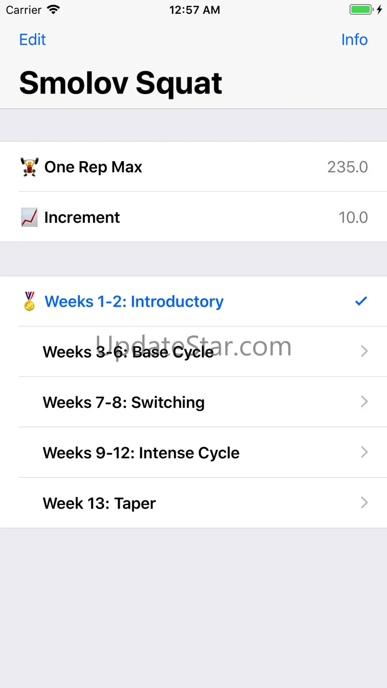 Smolov Squat Program 1.2