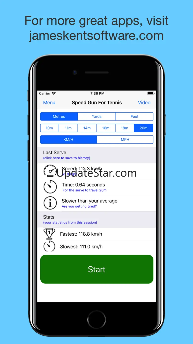Speed Gun For Tennis 4.0.1