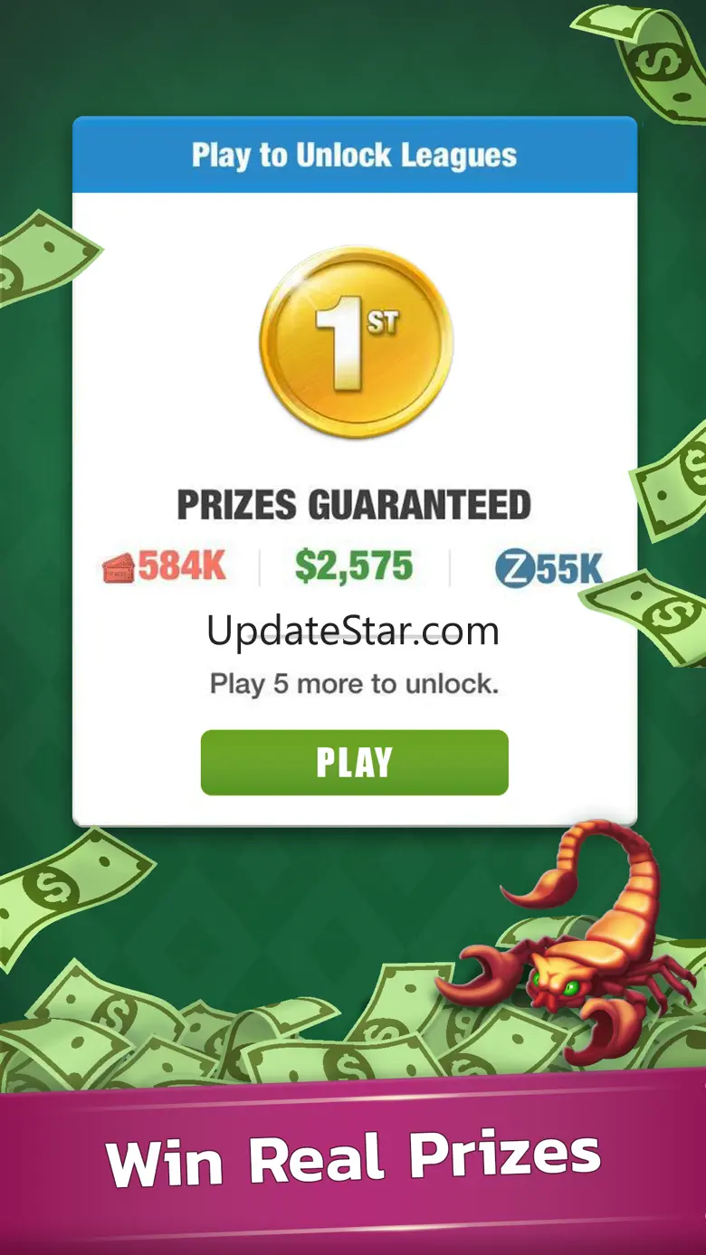 Scorpion Solitaire Skillz Game 1.16