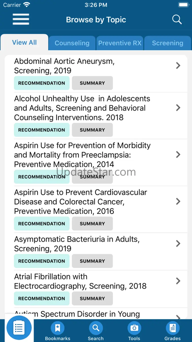 USPSTF Prevention TaskForce 4.11.1