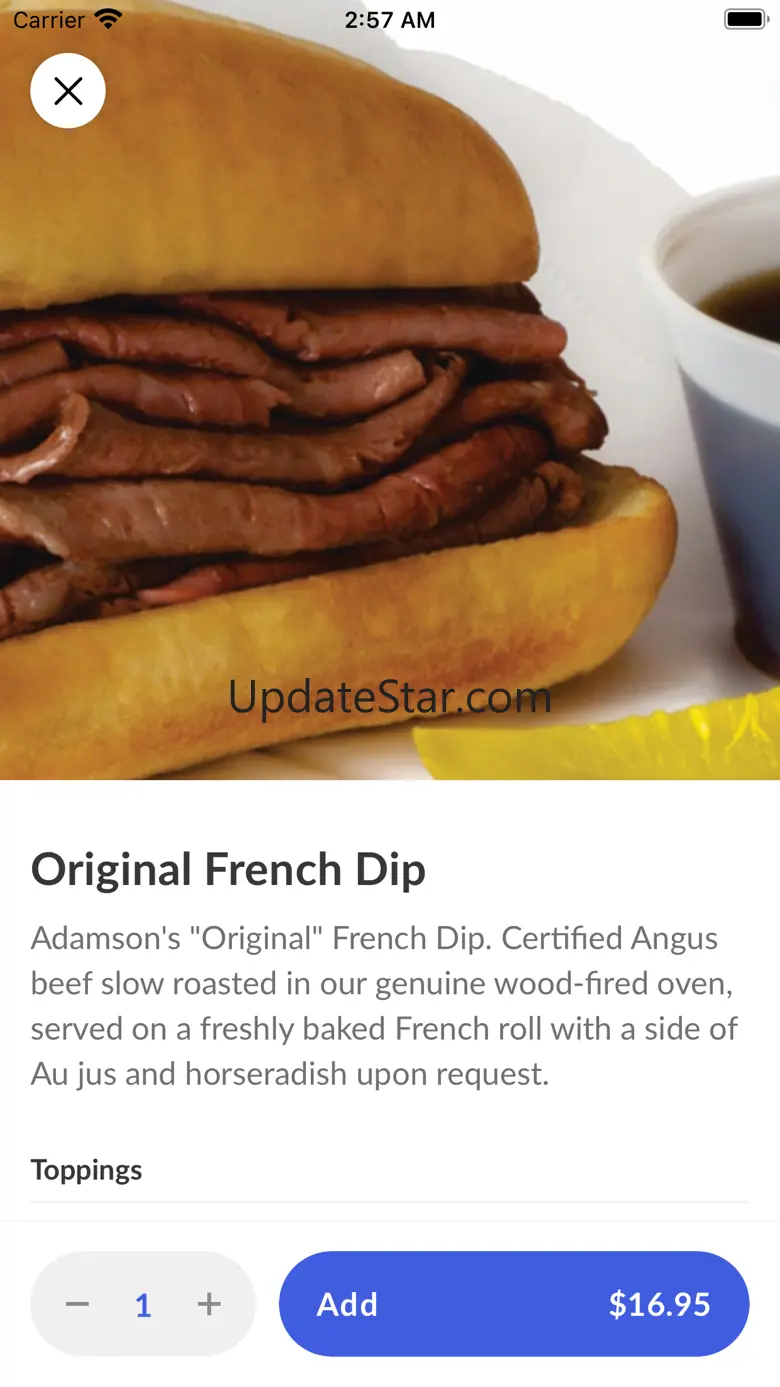 Adamsons French Dip 3.24.0