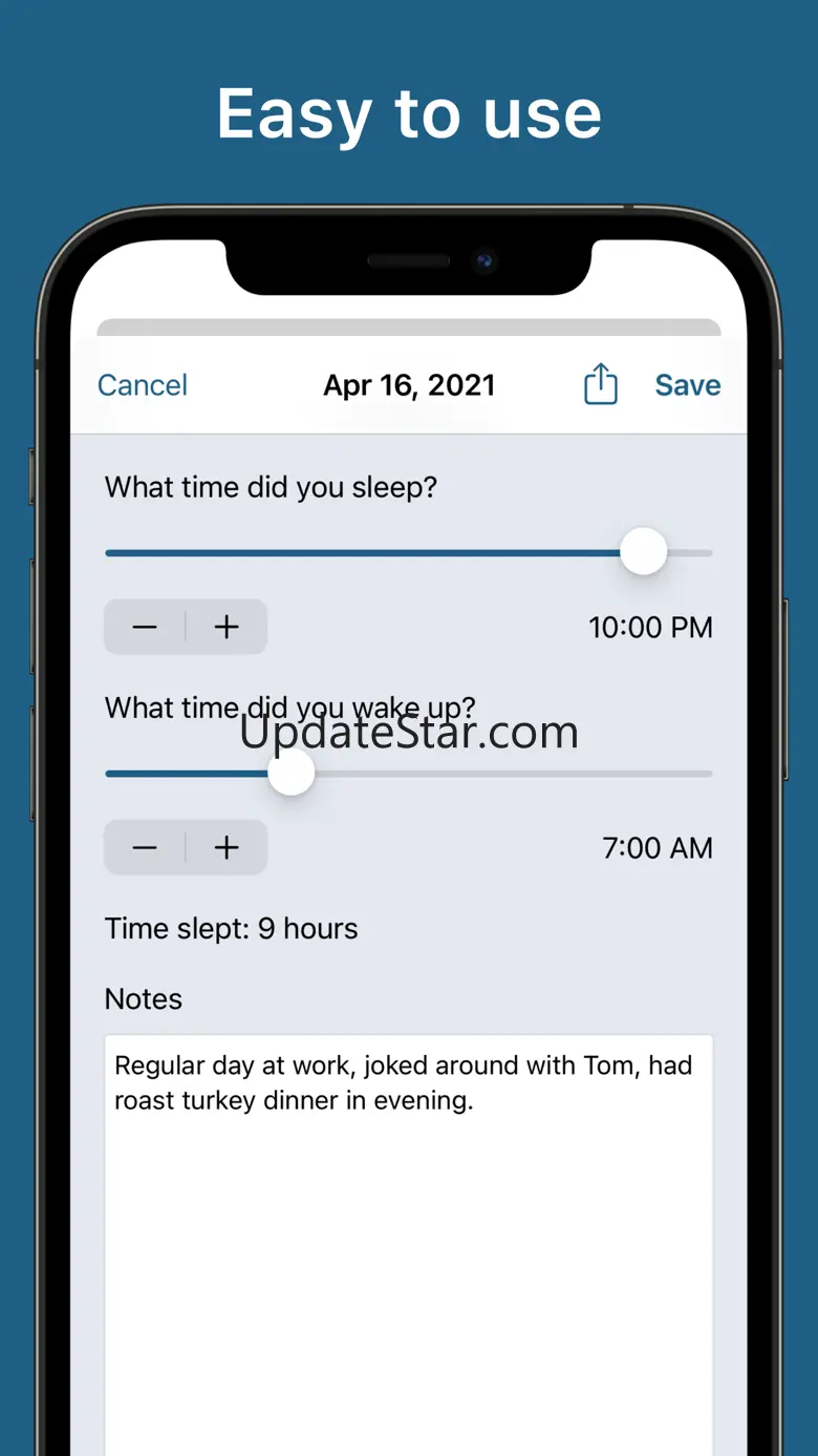 Sleep, Nap, Dream Time Tracker 2.63.52