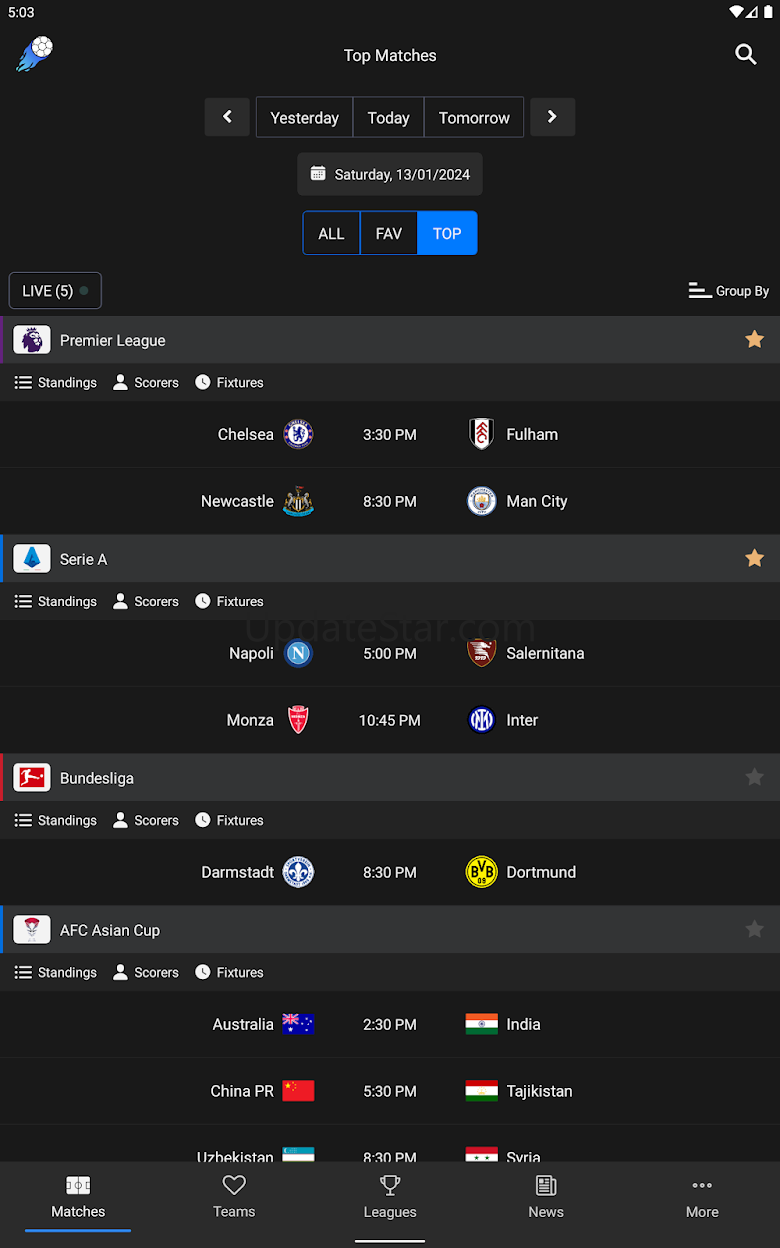 Jdwal - Soccer Stats 3.0.5