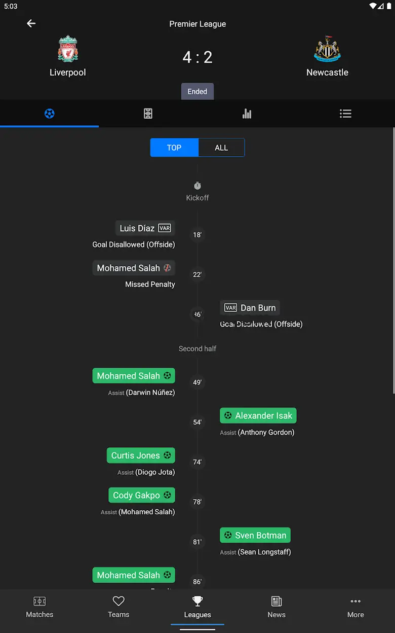 Jdwal - Soccer Stats 3.0.5
