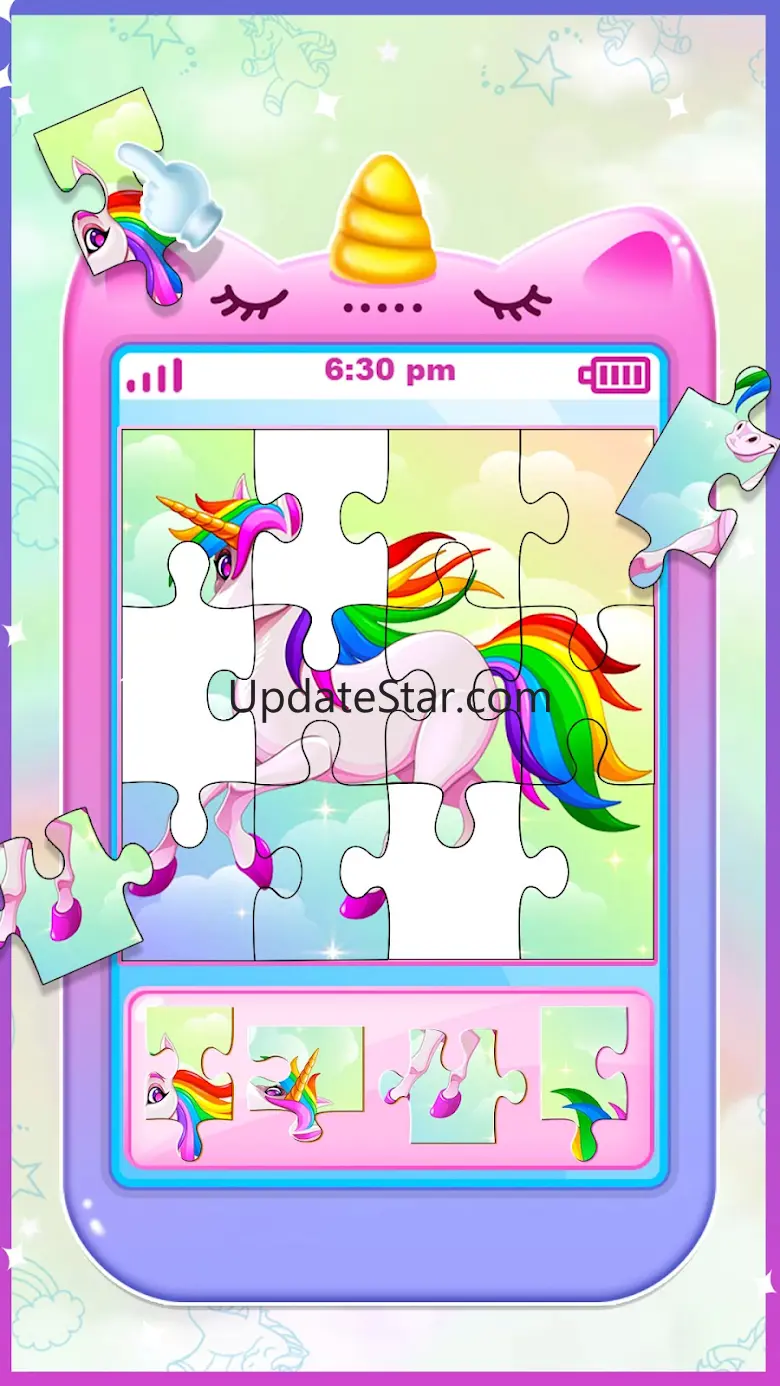 Unicorn baby phone for toddler 5.0