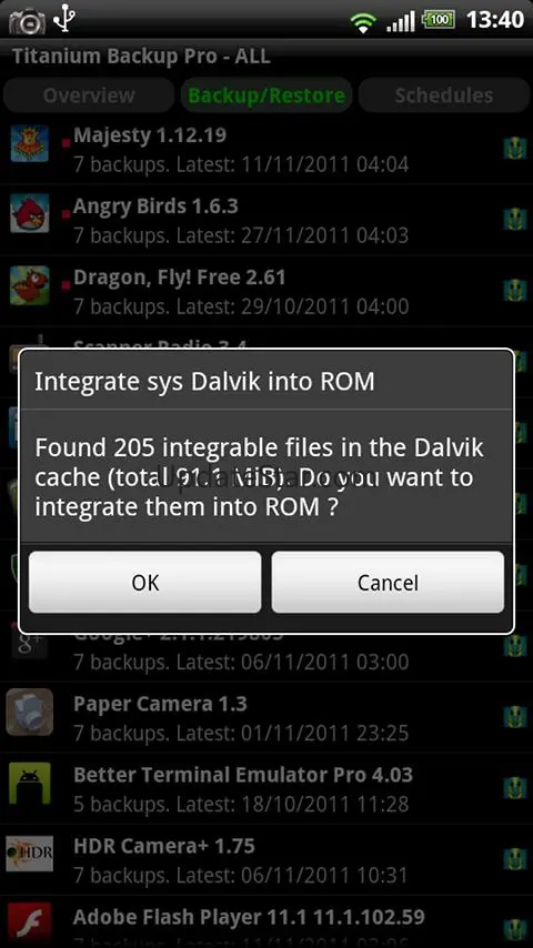 Titanium Backup PRO Key (root  1.3.2