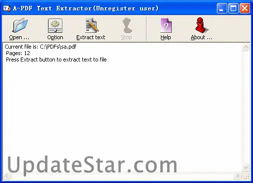 A-PDF Text Extractor 1.3