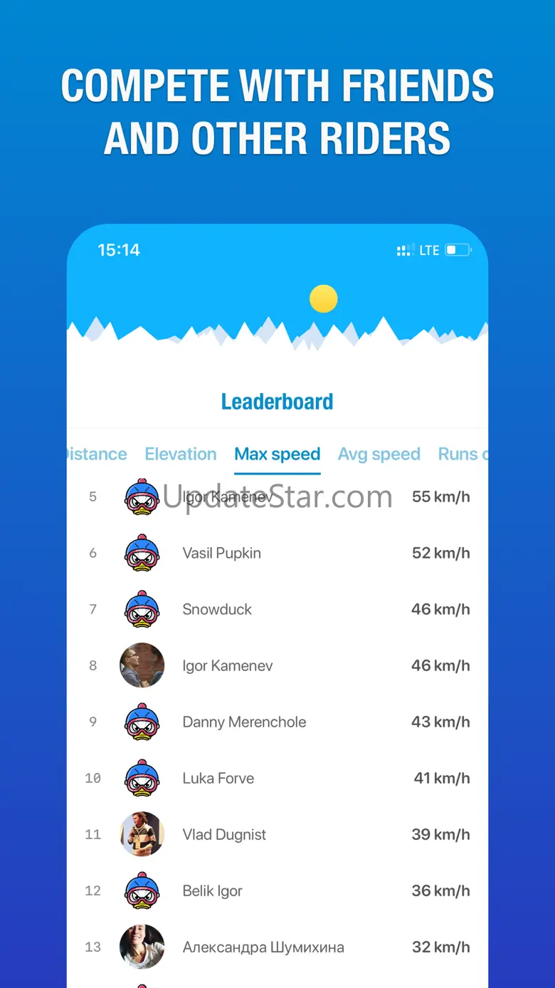 Ski & snowboard tracker 2.2