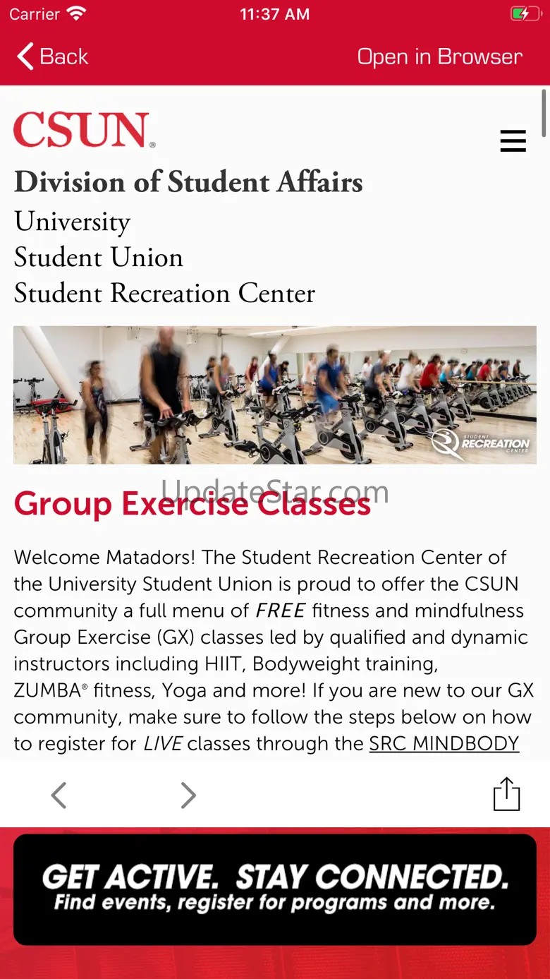 CSUN Student Recreation Center 7.2.0