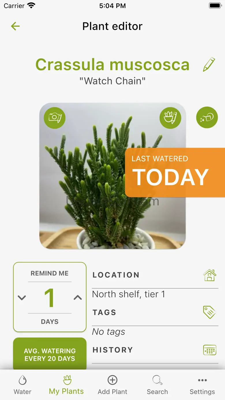 Succulent Tracker 1.7.3