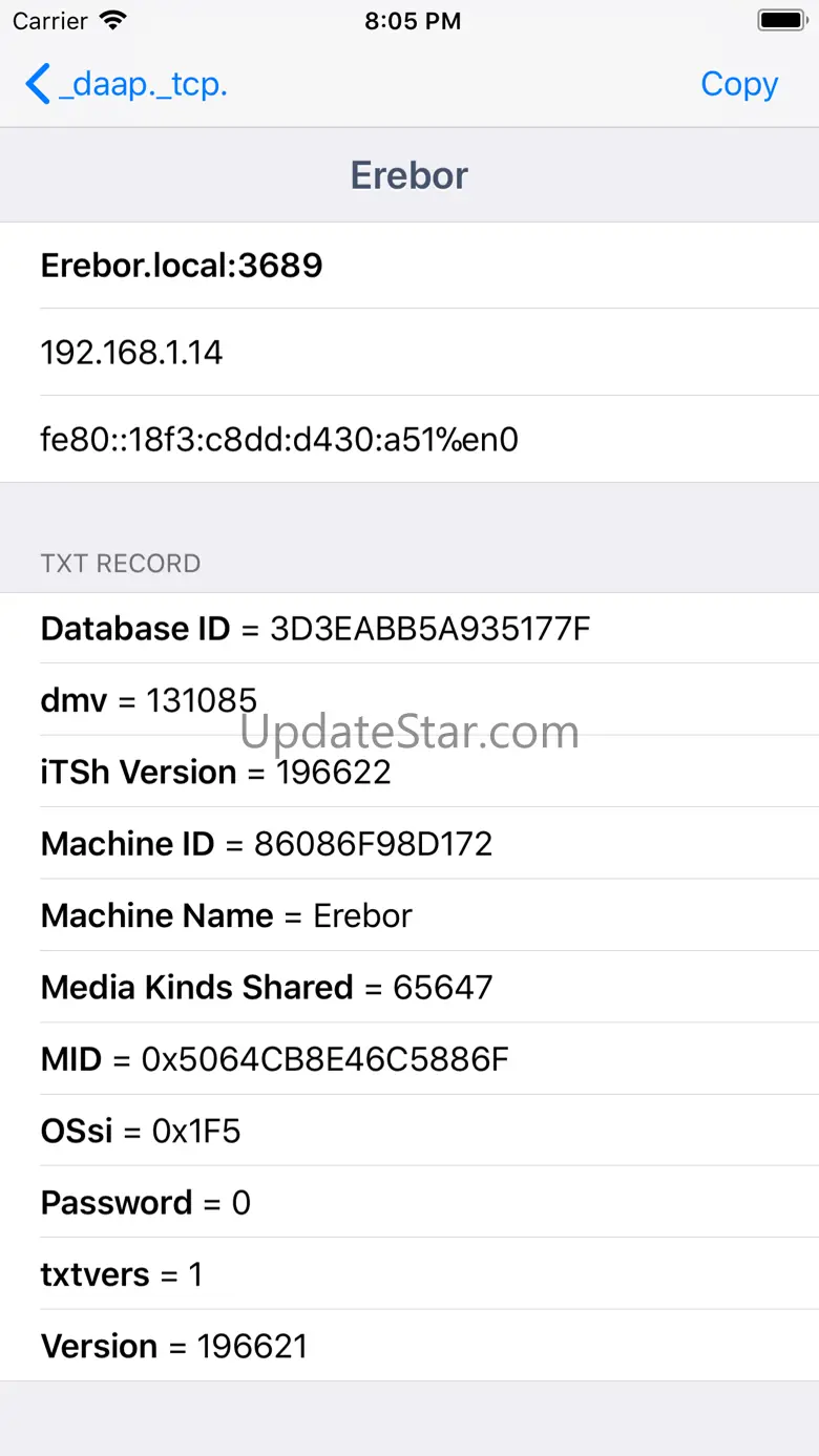 Discovery - DNS-SD Browser 2.1.4