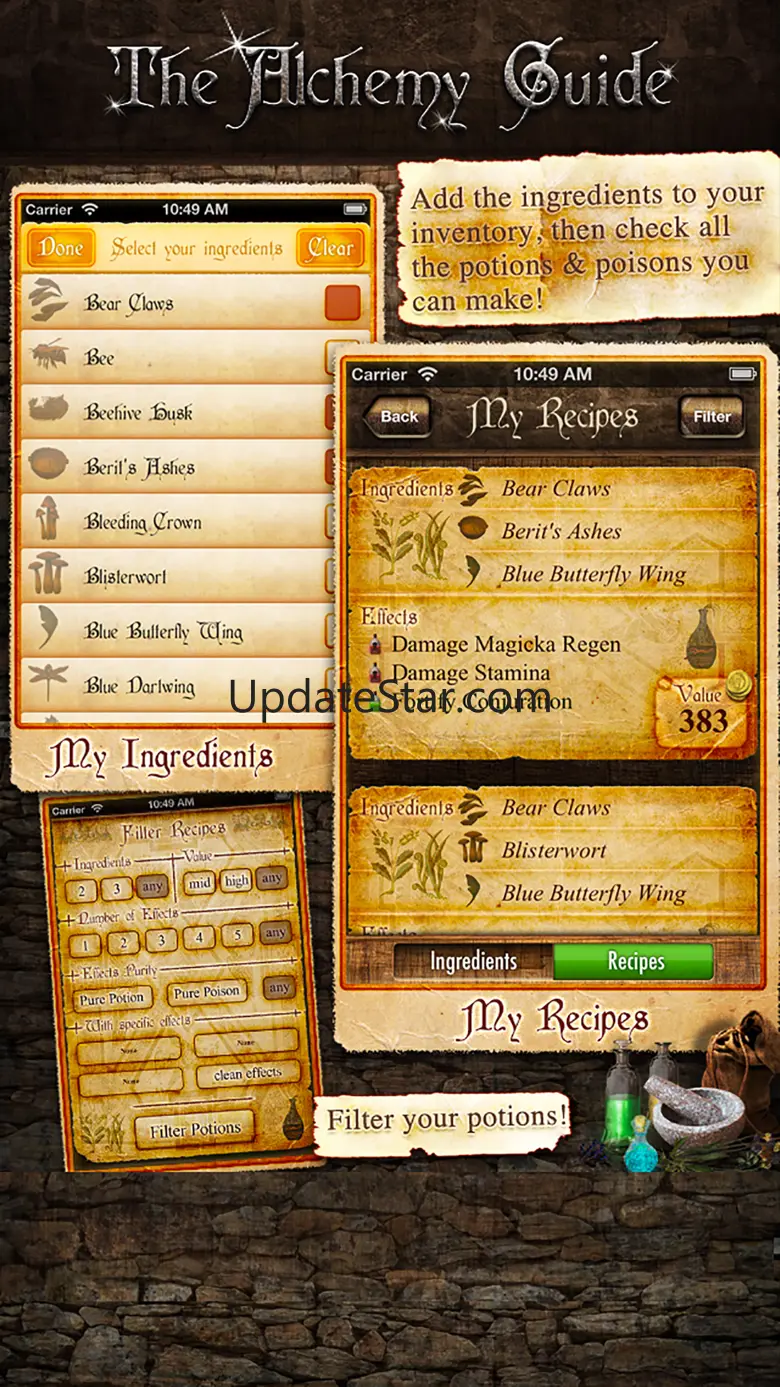 Alchemy Guide Free for Skyrim 1.7