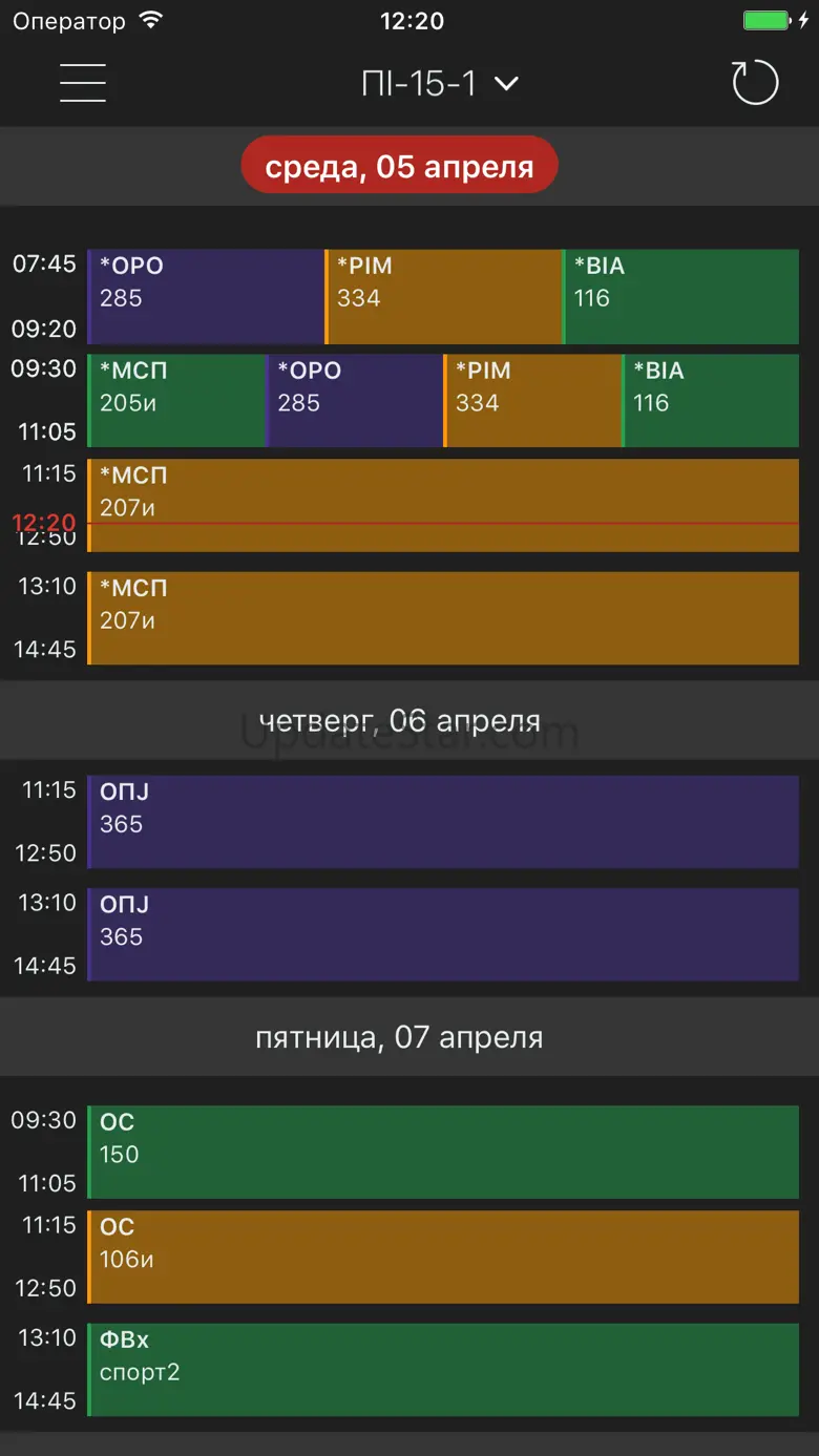 KNURE Timetable 2.0.3