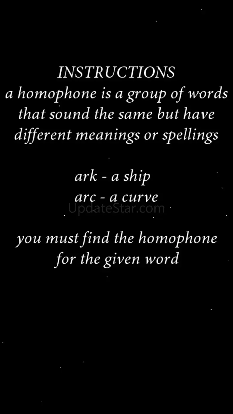 Homophone 1.1