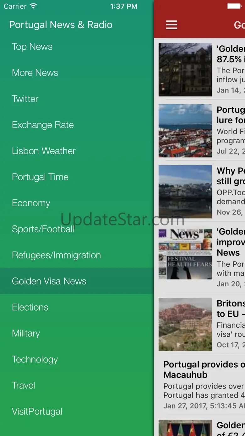 Portugal News English Today & Portuguese Radio 1.0