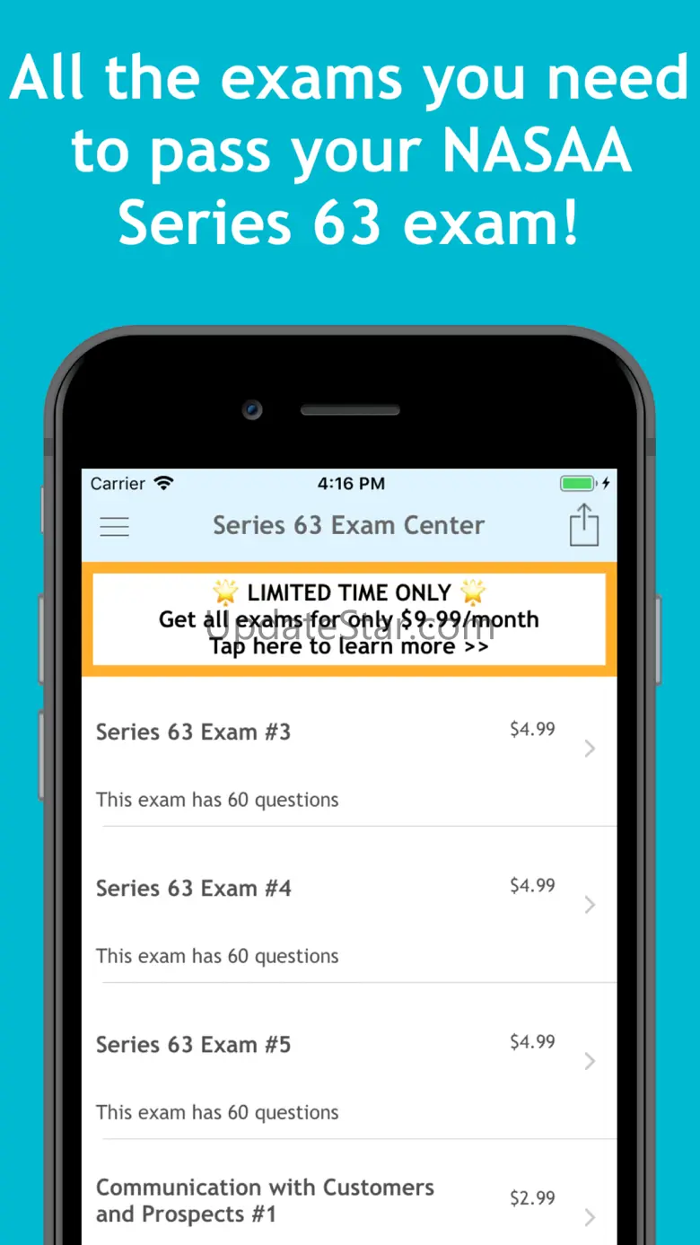 Series 63 Exam Center 1.4.0