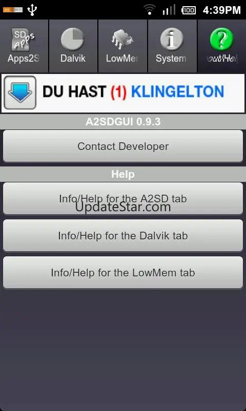 A2SDGUI - Darktremor A2SD GUI 1.0