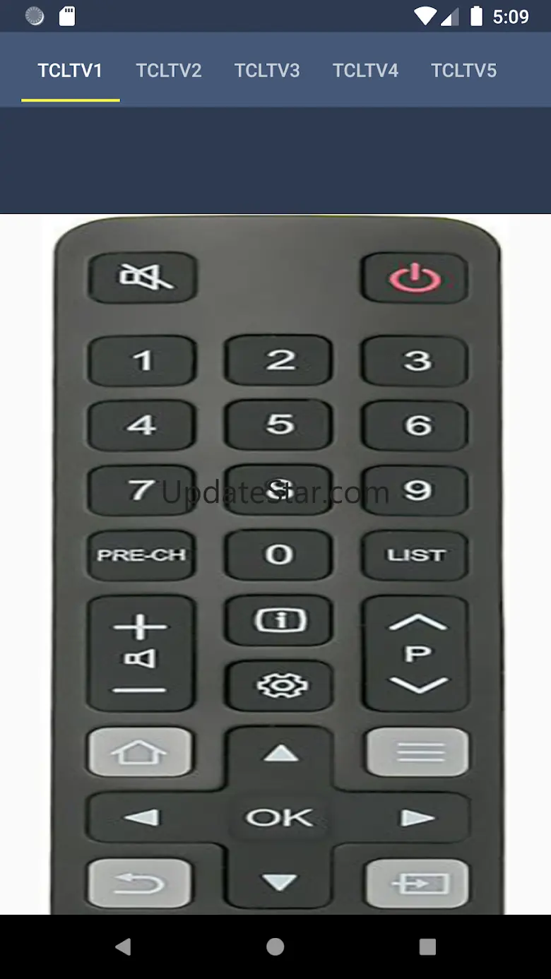 TCL Roku TV Remote 9.0