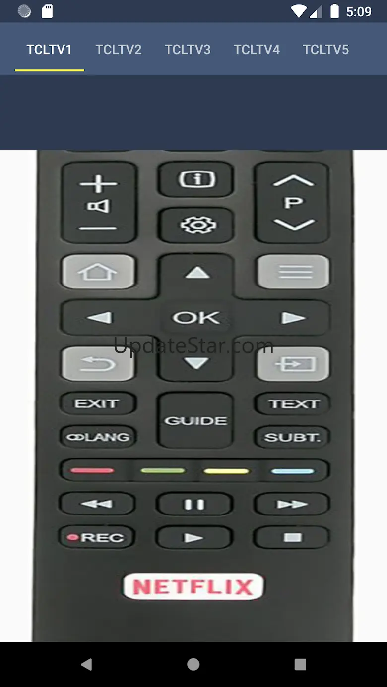 TCL Roku TV Remote 9.0