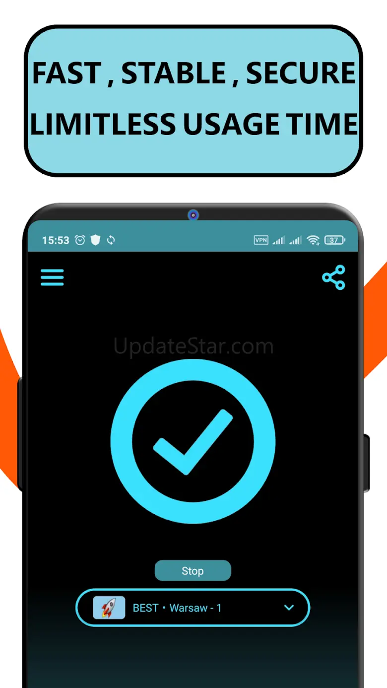 Shine VPN - secure fast proxy 4g