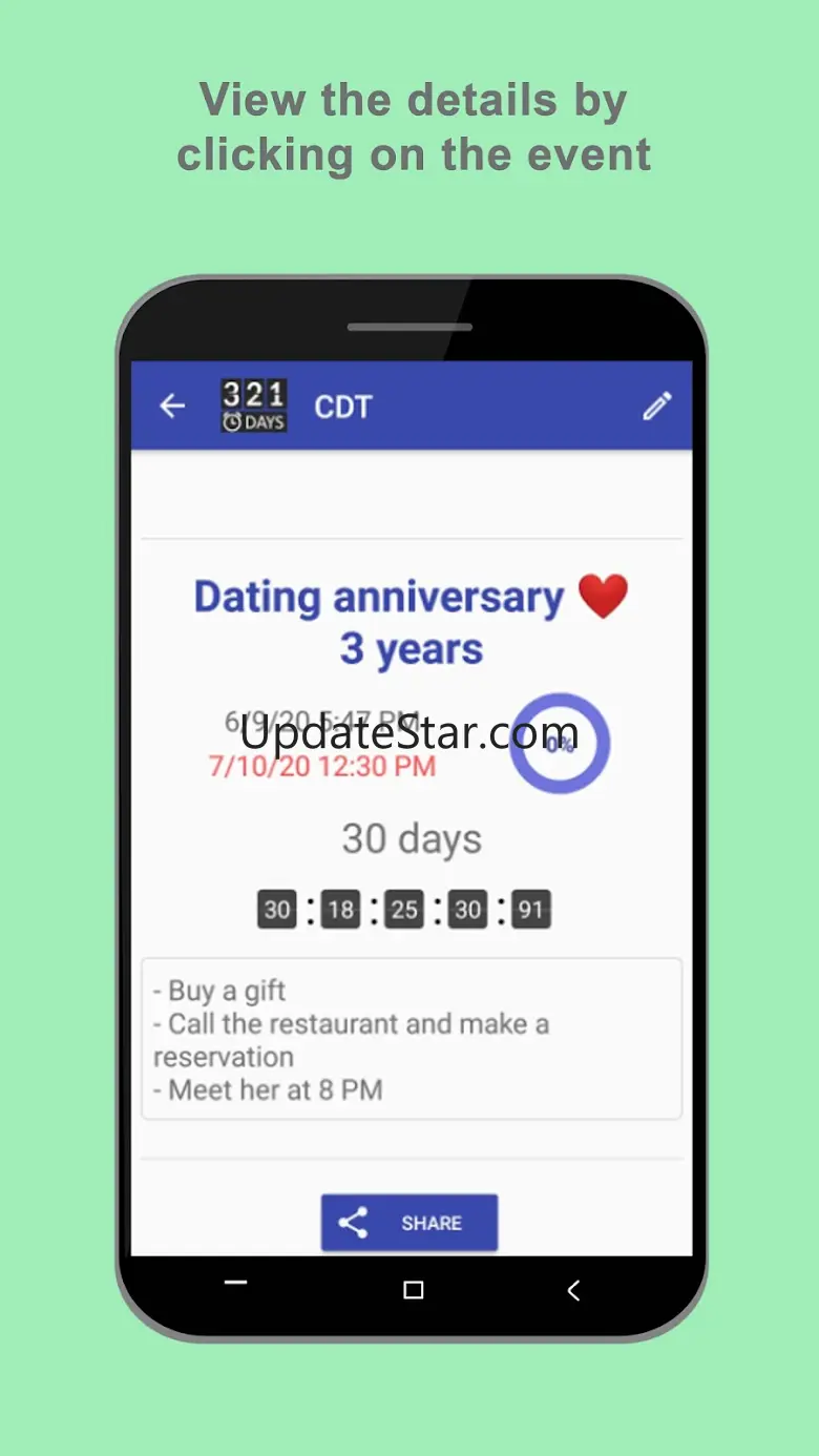Days counter (countdown timer) 1.2.7