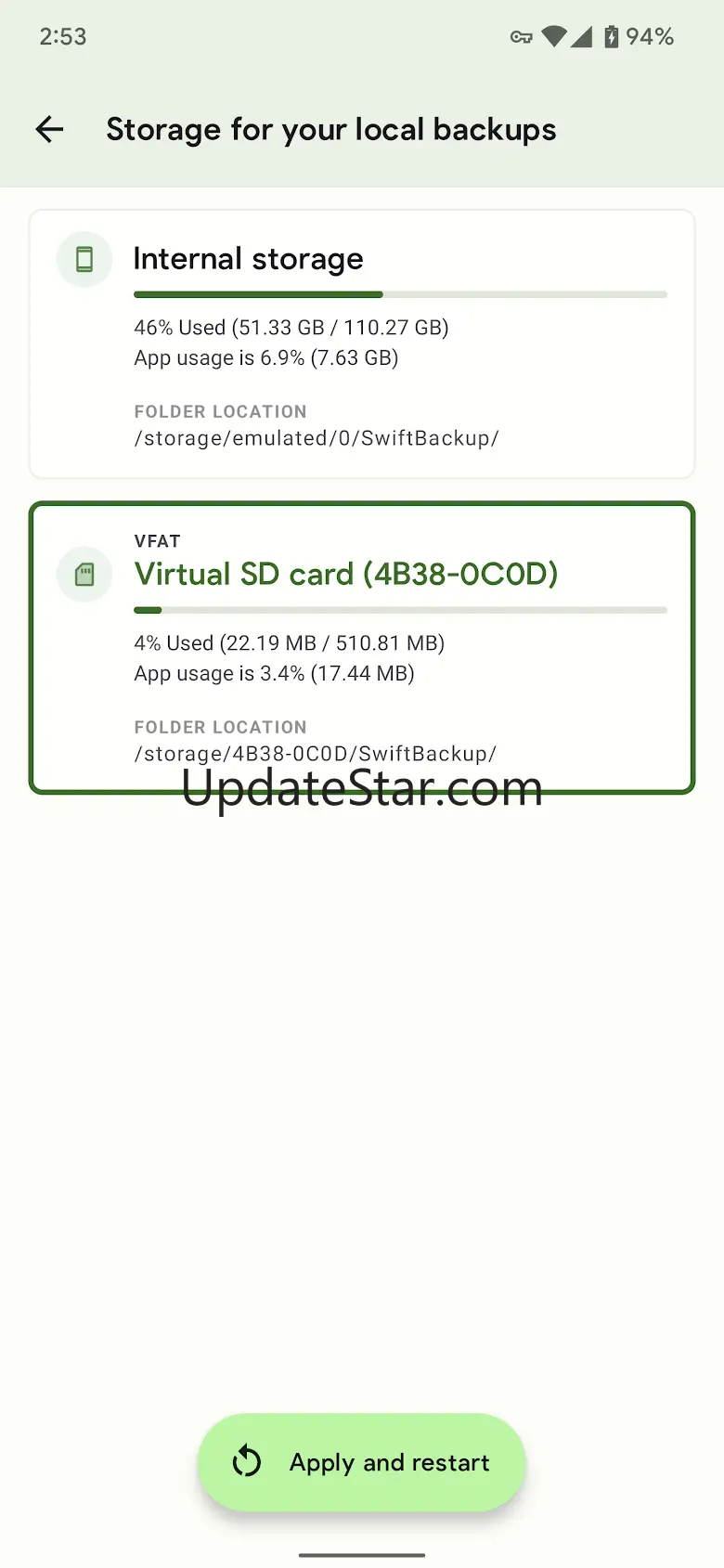 Swift Backup