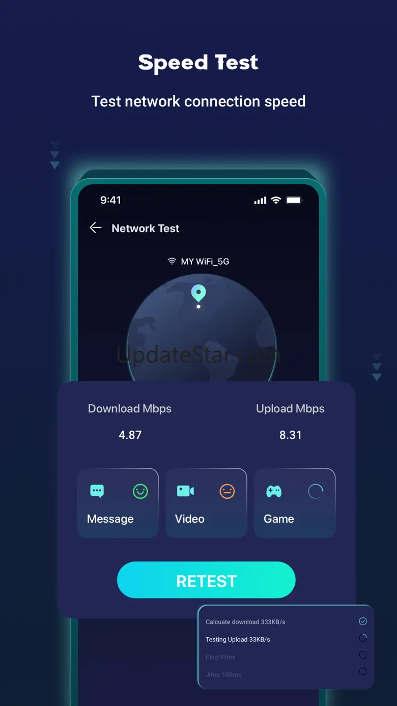 My WiFi-WiFi Test&Analyze 1.03