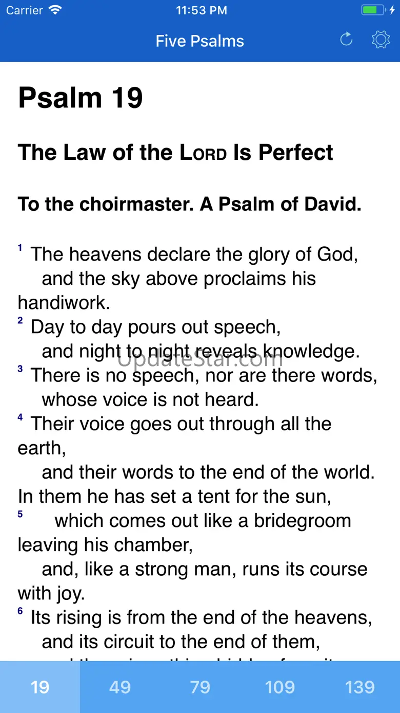 Five Psalms 1.6.1
