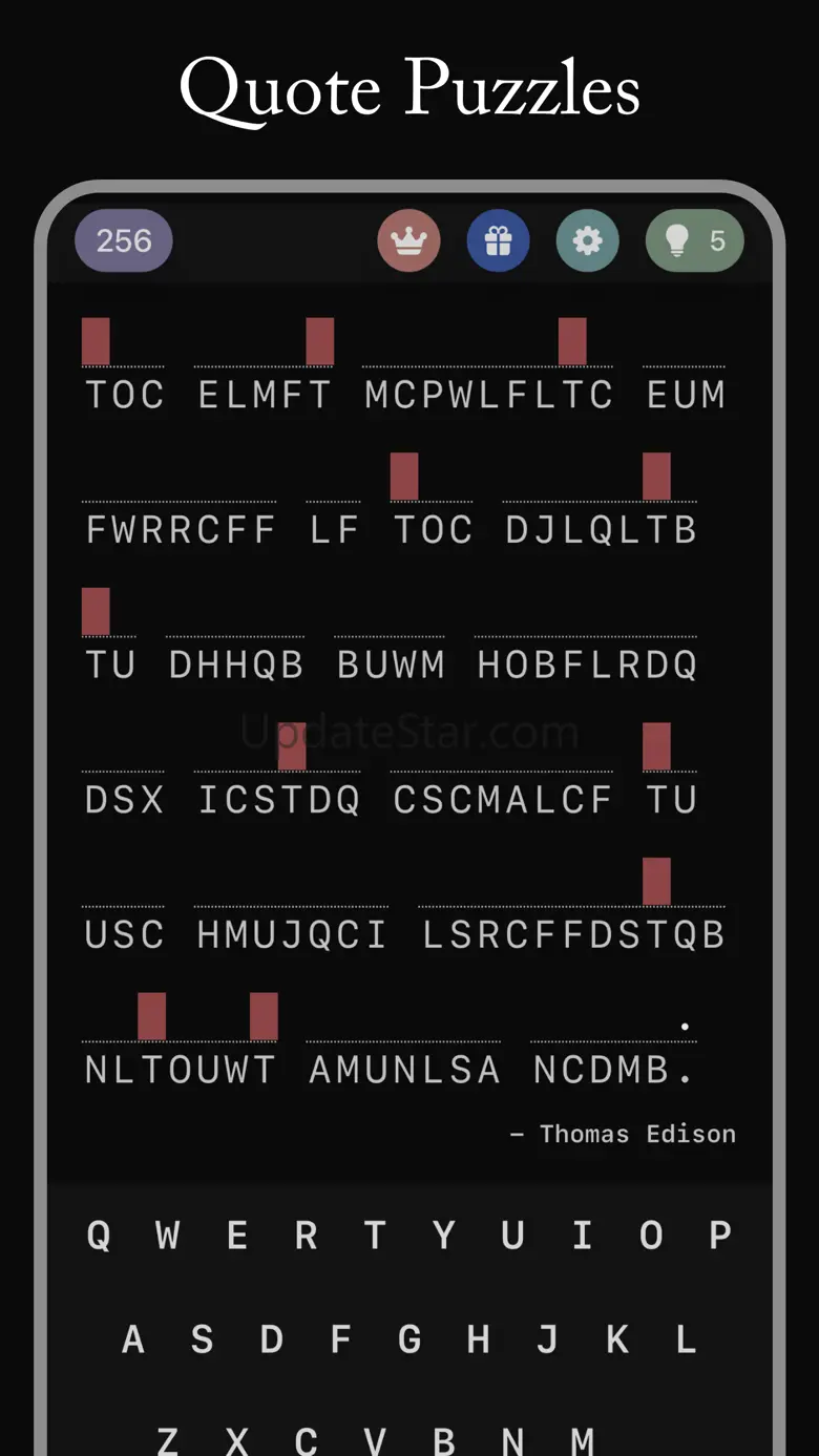 Cryptogram - Quote Puzzle 2.3