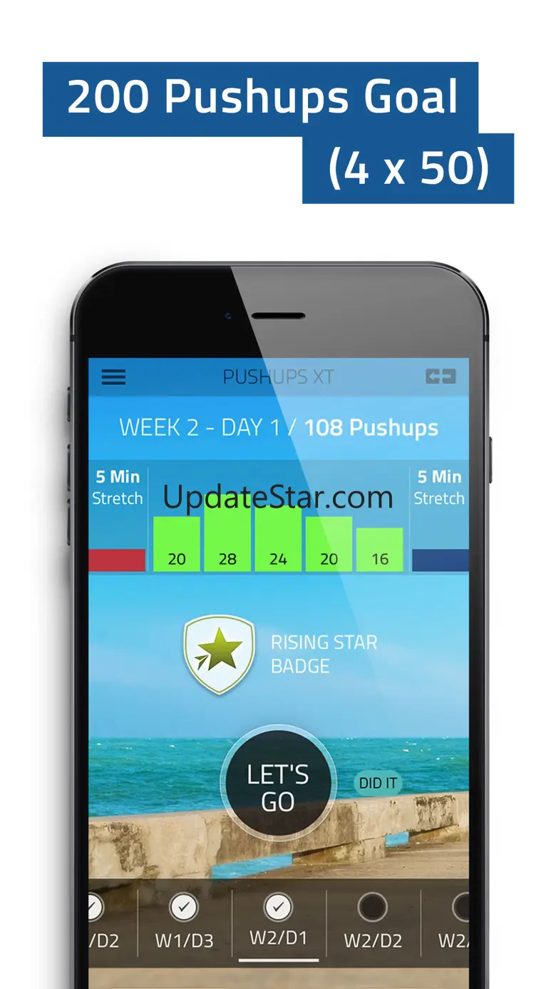 Pushups Extreme: 200 Push ups workout trainer XT Pro 6.30