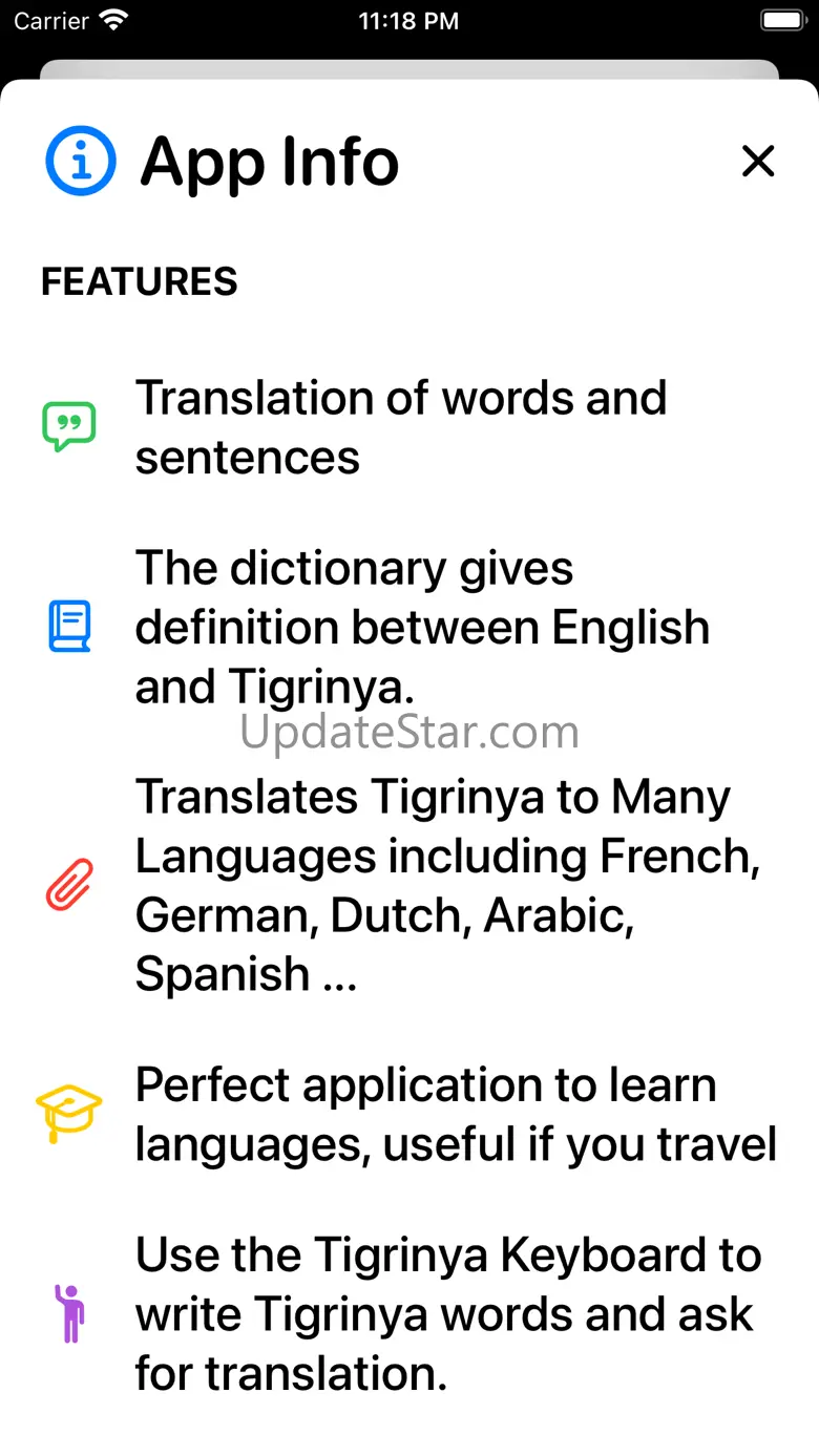 Tigrinya Dictionary Translator 2.2