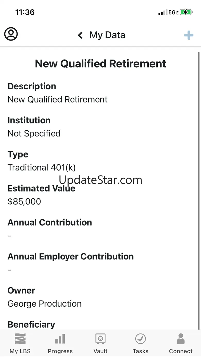 Living Balance Sheet® 2.5.0
