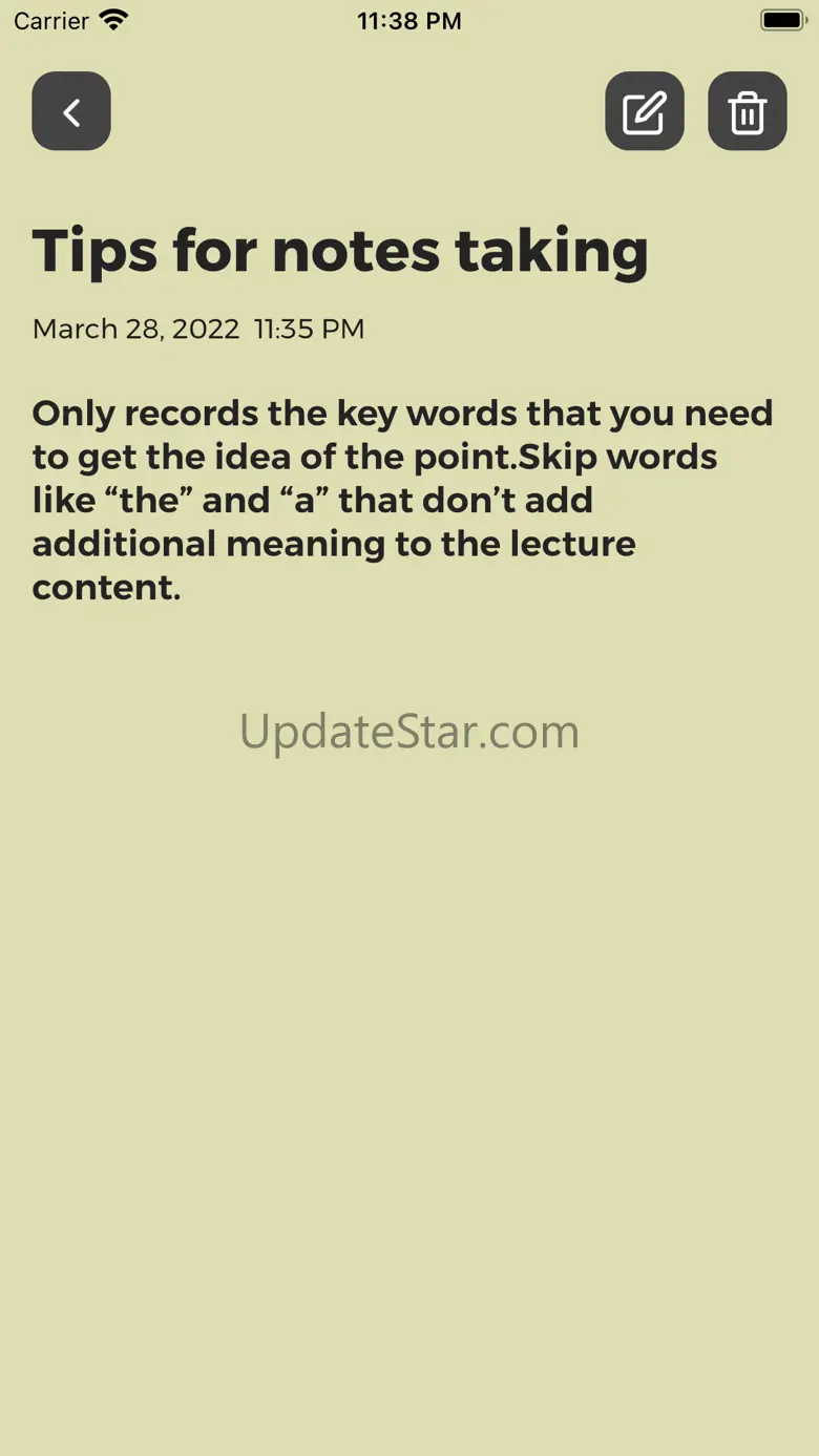 Onlynote:memo,check list,notes 1.0.8