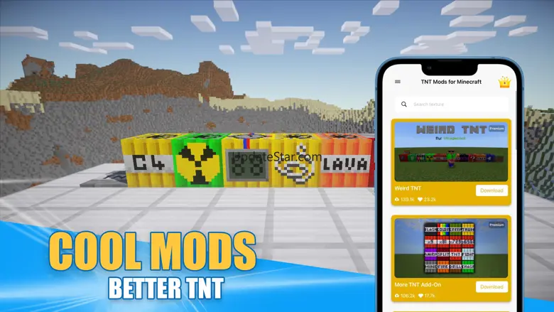 TNT Mods for Minecraft PE 1.1.0