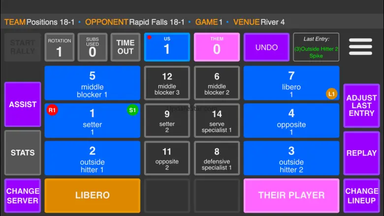 SoloStats Live Volleyball 3.3.0