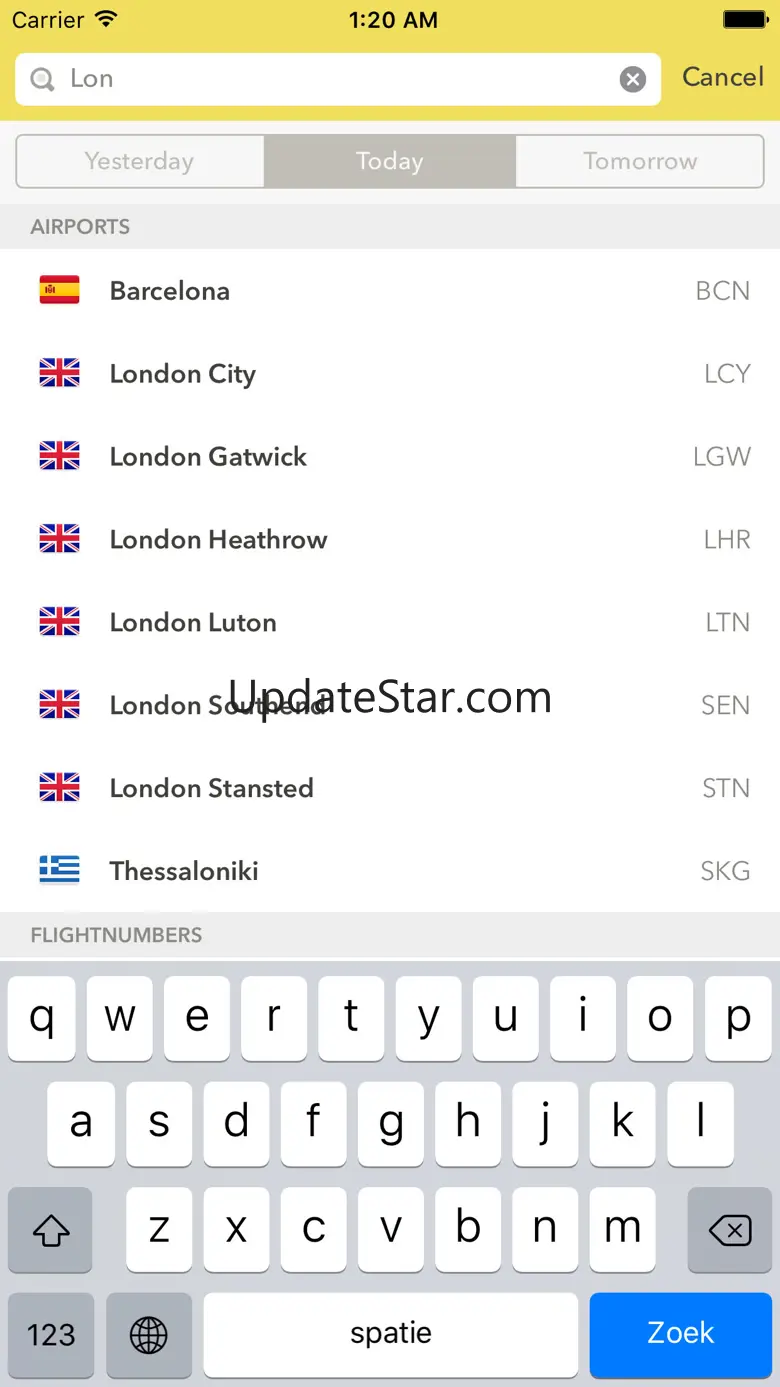 Schiphol - Realtime flight information 5.0.3