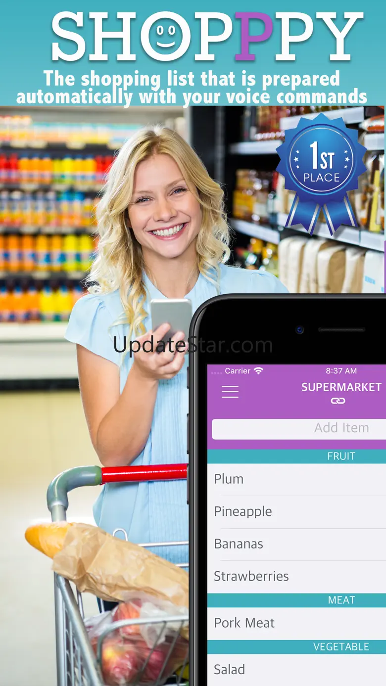 SHOPPPY  Grocery List by Voice 3.95